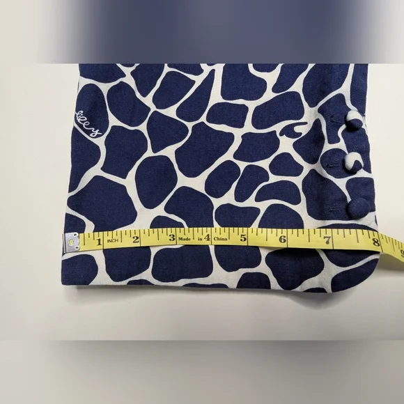 SEE DETAILS - Lilly Pulitzer Womens Size 8 Kristen Capri Cropped Navy Pants - Picture 12 of 15